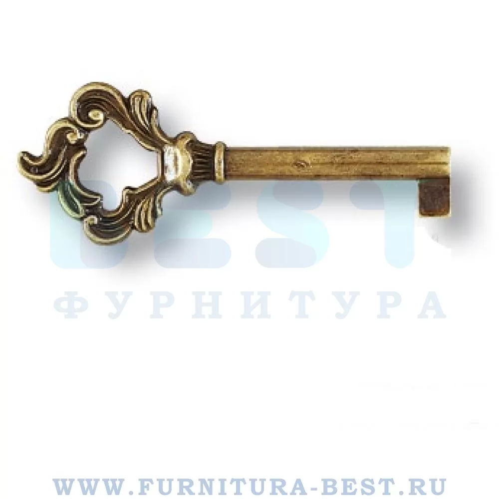 Ключ, 81/42*31 мм, материал металл, цвет античная бронза, арт. 15.510.42.04 стоимость 280 руб.