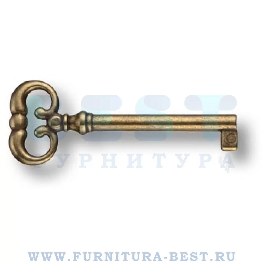 Ключ, 82*32 мм, материал цамак, цвет бронза, арт. 5003-22/53 стоимость 140 руб.