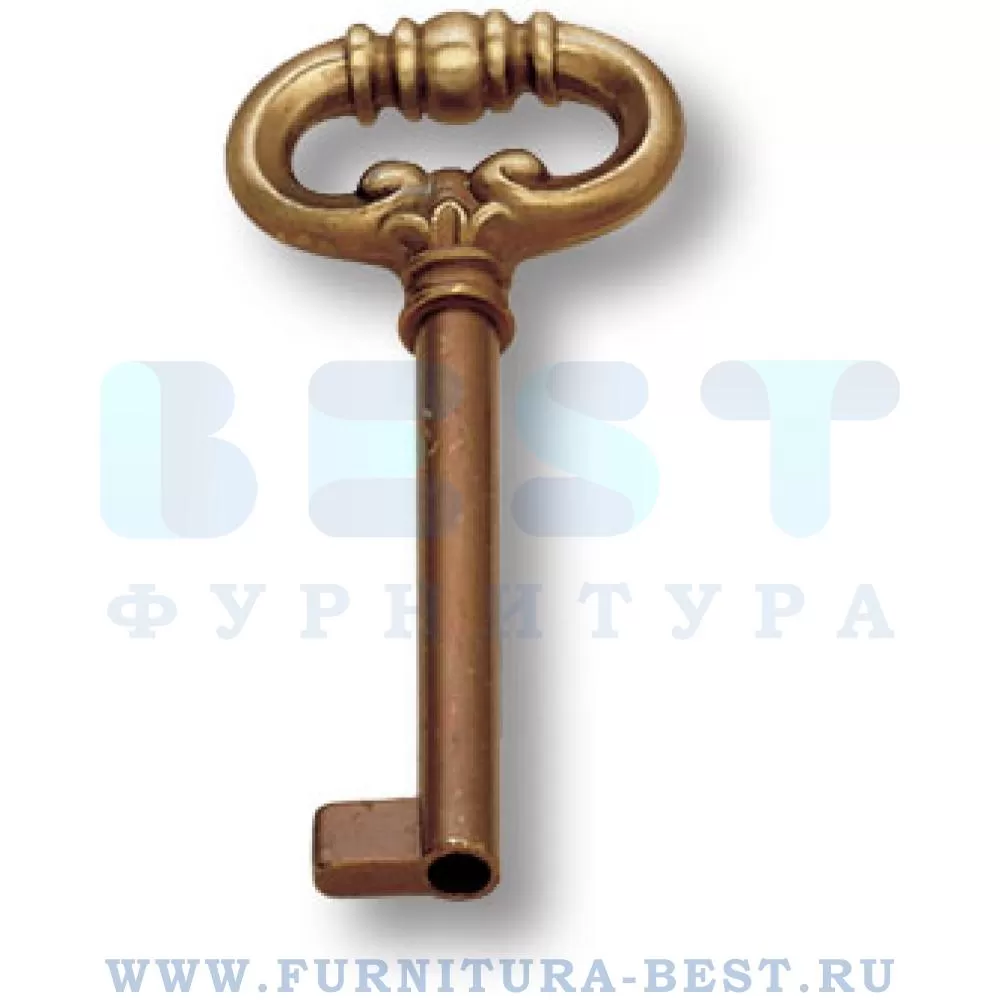 Ключ, 82*33 мм, материал цамак, цвет античная бронза, арт. 6448.0050.001 стоимость 310 руб.
