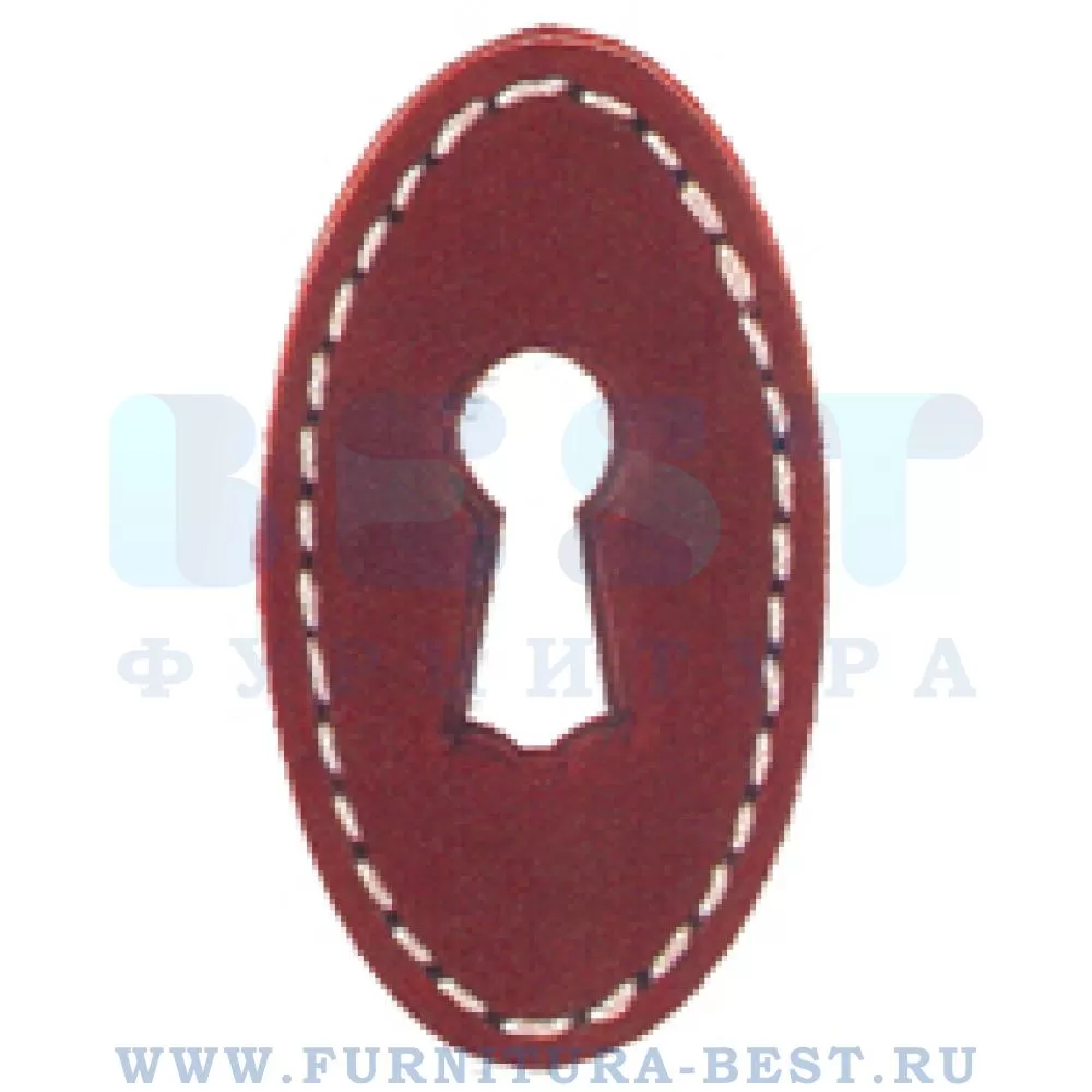 Ключевина, 47*24*4 мм, материал кожа, цвет красный, арт. 30150.047V0.G1 стоимость 230 руб.
