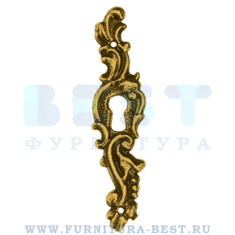 Ключевина, 50*12 мм, материал латунь, цвет античная латунь, арт. 40.434.02 стоимость 330 руб.