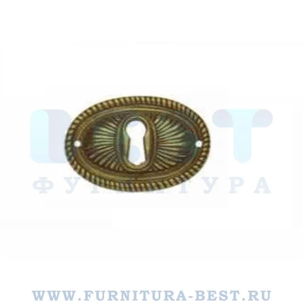 Ключевина, материал латунь, цвет античная латунь, арт. 40.105.02 стоимость 440 руб.