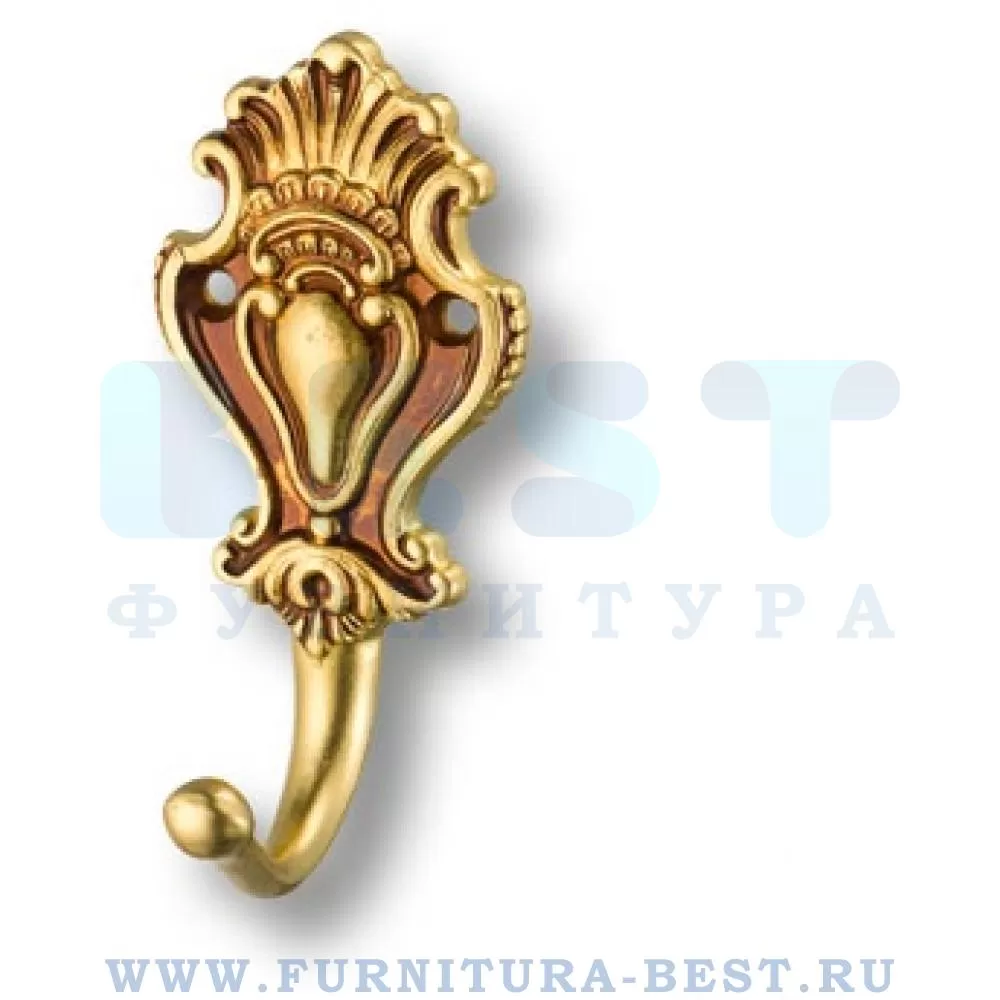 Крючок, 100*46*43 мм, материал латунь, цвет французское золото, арт. 151010H стоимость 3 170 руб.