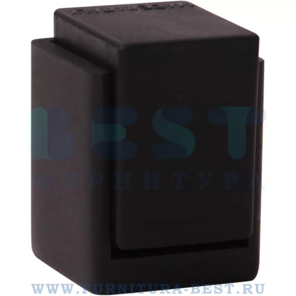 Ограничитель напольный, 34*25*28 мм, материал латунь, цвет черный матовый, арт. 854 ASTI ANTRAX стоимость 2 760 руб.