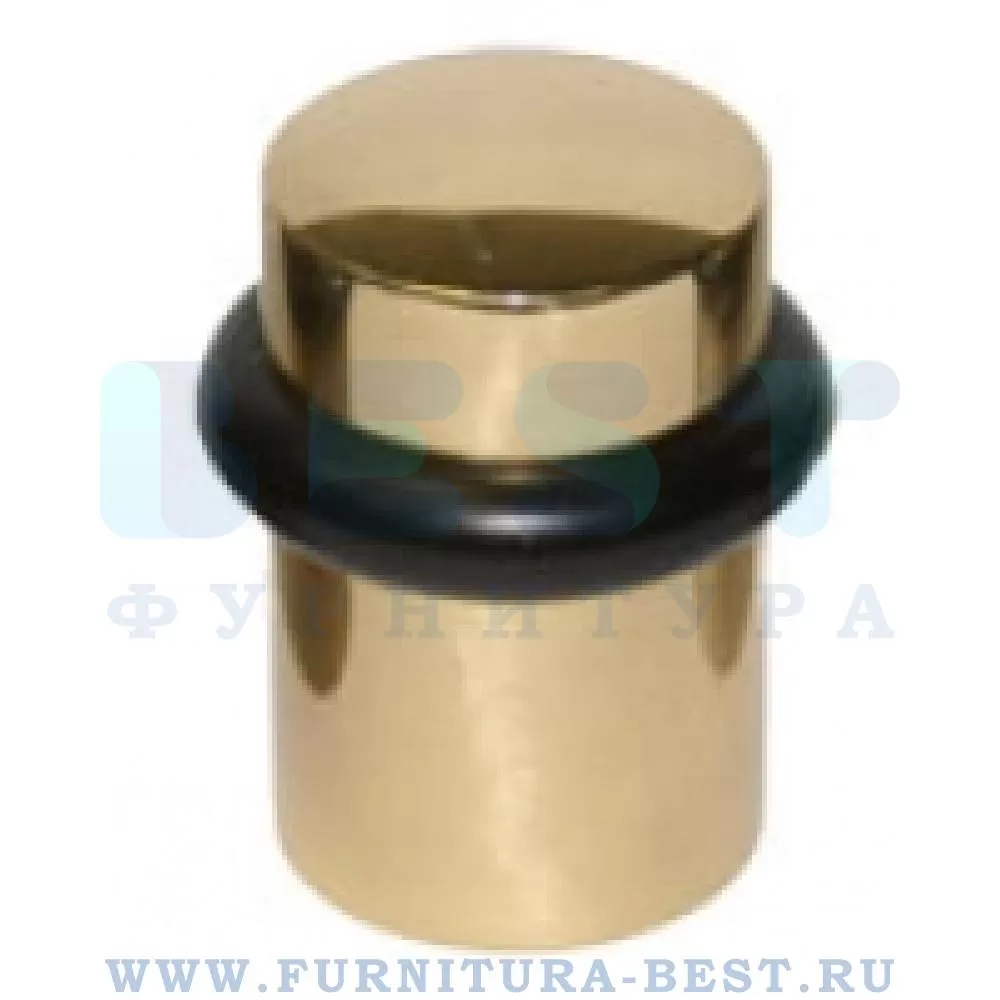 Ограничитель напольный, d=27*36 мм, материал латунь, цвет золото, арт. 92/G-OLV стоимость 1 250 руб.