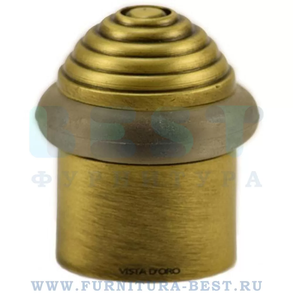 Ограничитель напольный, d=37*42 мм, материал металл, цвет бронза, арт. 1512-013 стоимость 2 970 руб.
