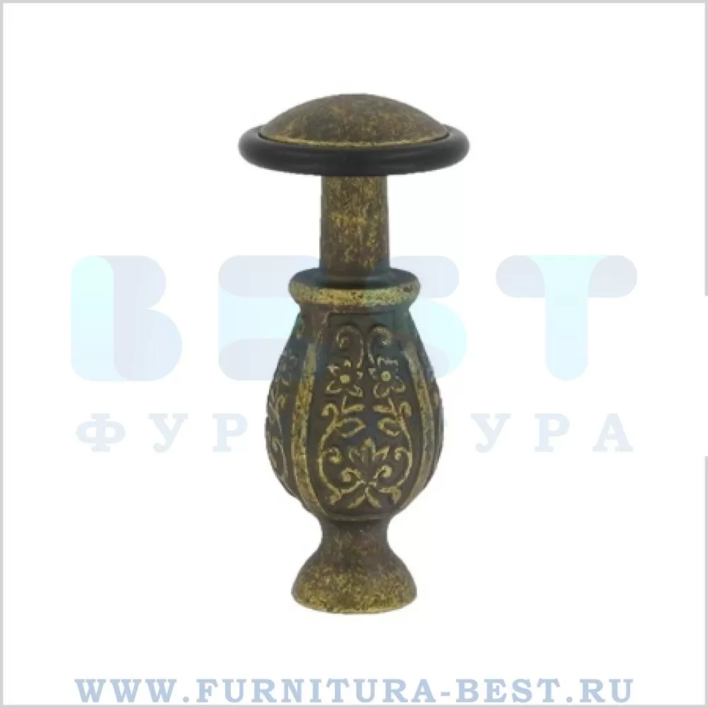Ограничитель напольный, d=45*90 мм, материал латунь, цвет античная бронза, арт. 02268AF стоимость 2 700 руб.