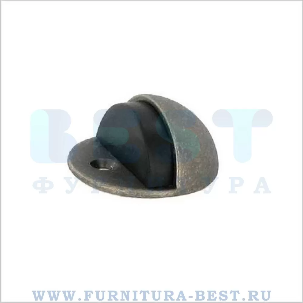Ограничитель напольный, d=45 мм, материал латунь, цвет серебро, арт. 92-EF ПОЛУСФЕРА стоимость 1 700 руб.