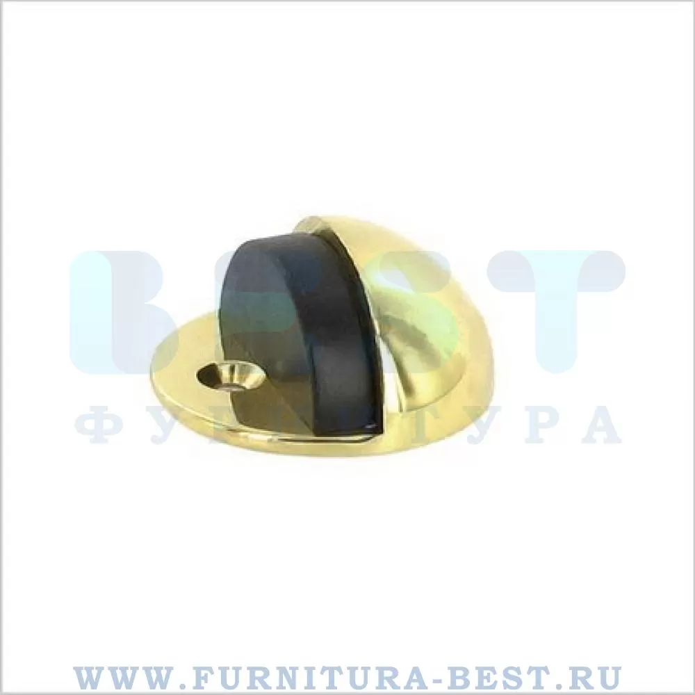 Ограничитель напольный, d=45 мм, материал латунь, цвет золото, арт. 92-OLV ПОЛУСФЕРА стоимость 1 320 руб.