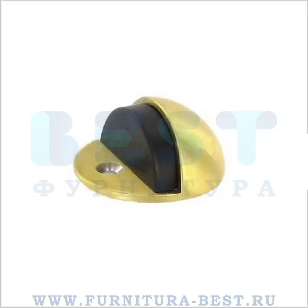 Ограничитель напольный, d=45 мм, материал латунь, цвет золото, арт. 92-OSAT ПОЛУСФЕРА стоимость 1 200 руб.