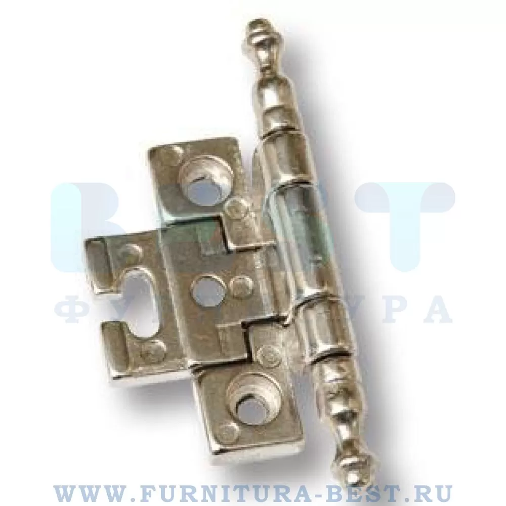 Петля врезная, d=7*65*39 мм, материал сталь, цвет глянцевый никель, арт. 3312-02 стоимость 440 руб.
