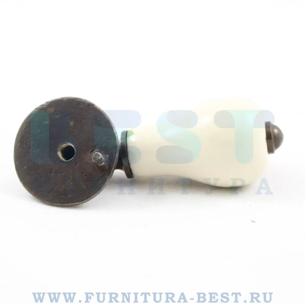 Ручка-капля, материал латунь, цвет бронза/керамика, арт. 38199 стоимость 1 250 руб.