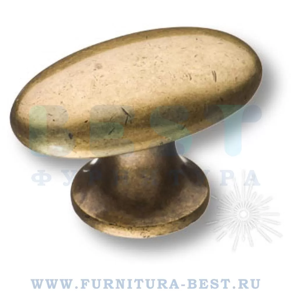 Ручка-кнопка 16 мм, материал цамак, цвет античная бронза, арт. BU 008.60.12 стоимость 735 руб.