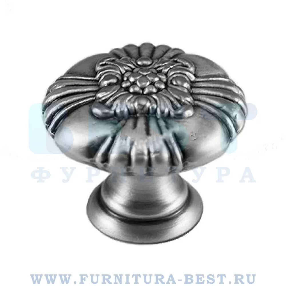 Ручка-кнопка, 23*d=30 мм, цвет античное серебро, арт. 417CAV стоимость 2 500 руб.