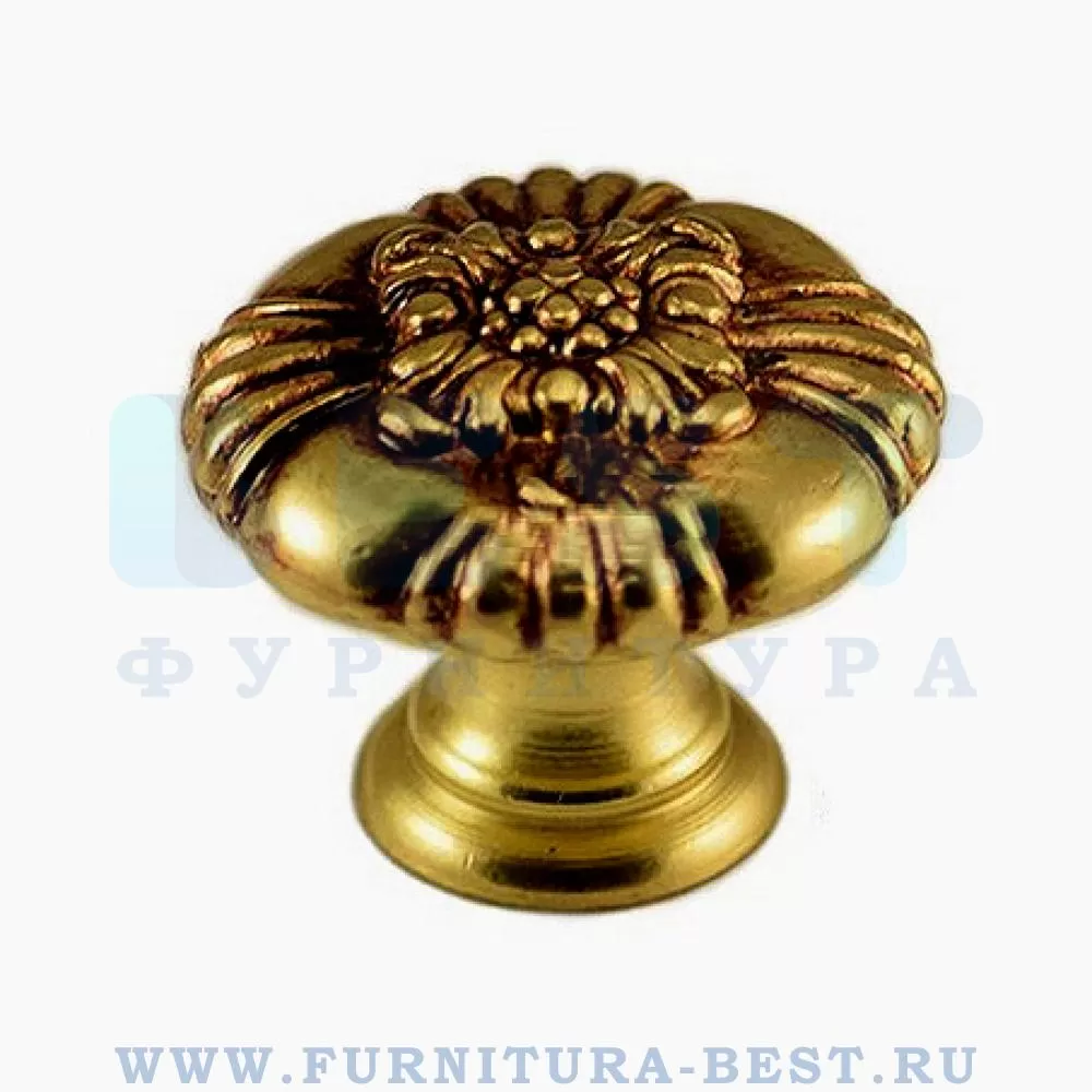 Ручка-кнопка, 23*d=30 мм, цвет французское золото, арт. 417CPOV стоимость 1 750 руб.