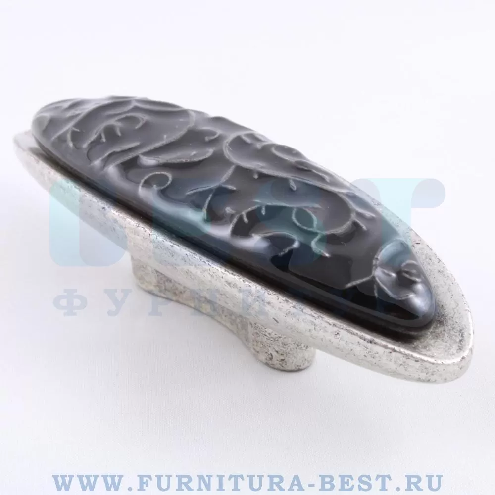 Ручка-кнопка 32 мм, материал металл, цвет серебро антик, арт. M63.07.00.E8G стоимость 1 170 руб.