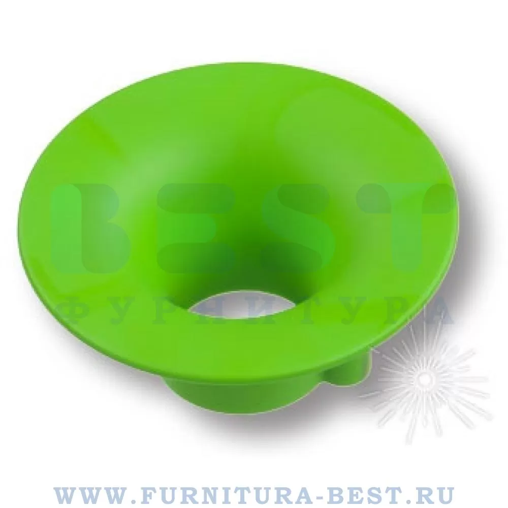 Ручка-кнопка 32 мм, материал пластик, цвет зеленый, арт. 490032ST06 стоимость 460 руб.