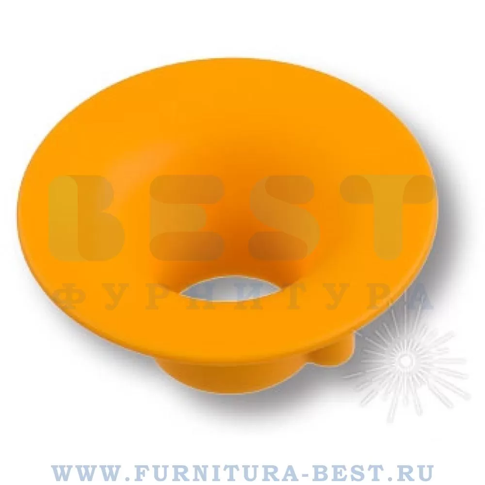 Ручка-кнопка 32 мм, материал пластик, цвет желтый, арт. 490032ST07 стоимость 460 руб.