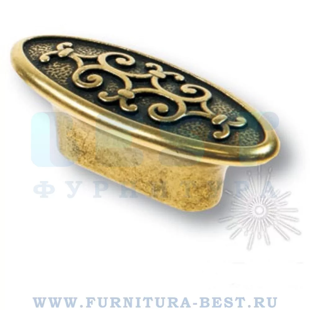 Ручка-кнопка 32 мм, материал цамак, цвет старая бронза, арт. AURA32-22 стоимость 380 руб.