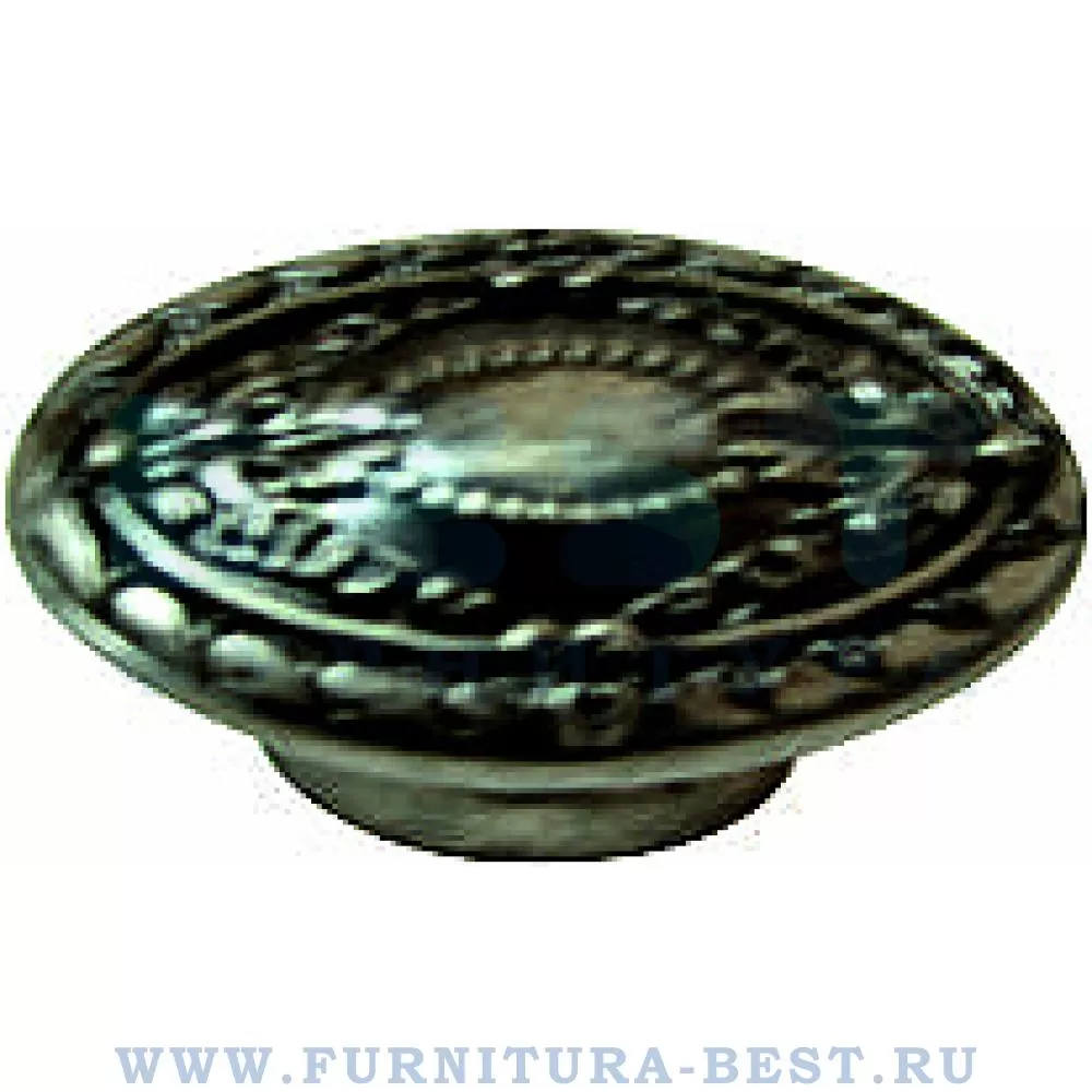 Ручка-кнопка, 46*30 мм, цвет серебро античное, арт. 0003 DAS стоимость 1 200 руб.
