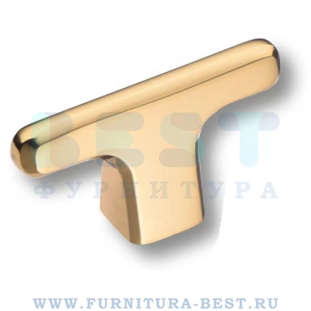 Ручка-кнопка, 54*16*30 мм, материал цамак, цвет золото, арт. 4107 001MP11 стоимость 745 руб.