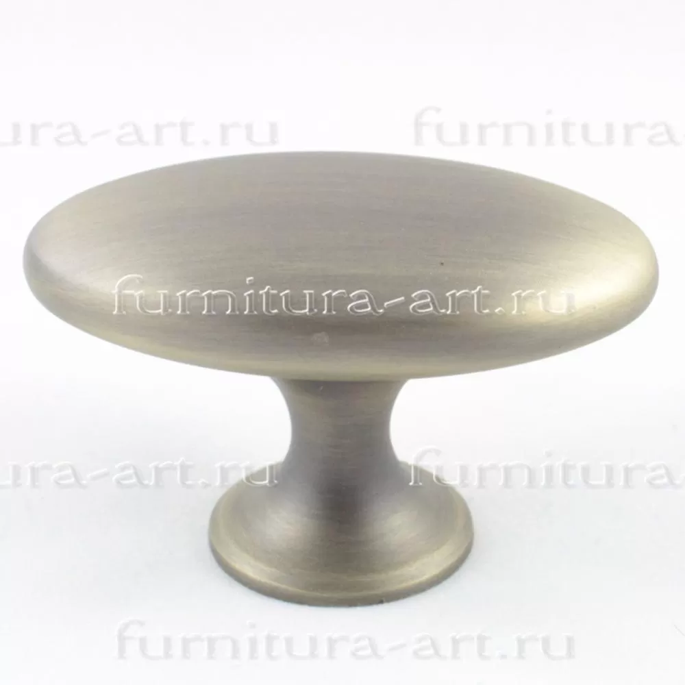 Ручка-кнопка, 60*35*37 мм, материал латунь, цвет бронза, арт. RING-14-22 стоимость 1 090 руб.