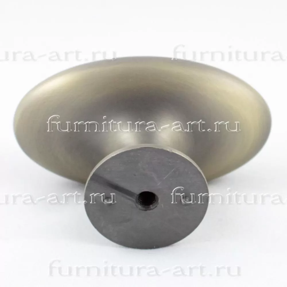 Ручка-кнопка, 60*35*37 мм, материал латунь, цвет бронза, арт. RING-14-22 стоимость 1 090 руб.
