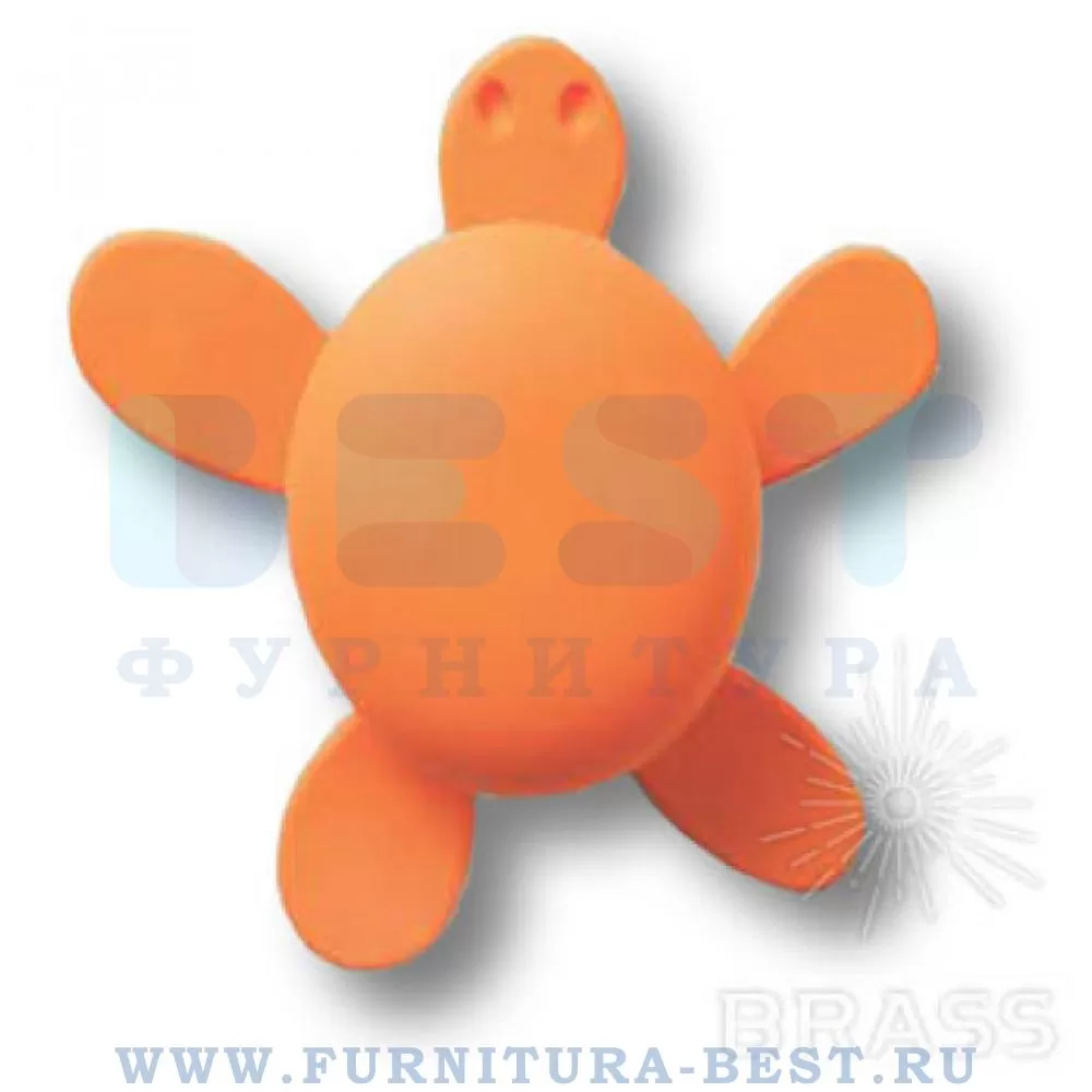 Ручка-кнопка, 72*65*26 мм, материал пластик, цвет оранжевый, арт. 456025ST08 стоимость 525 руб.
