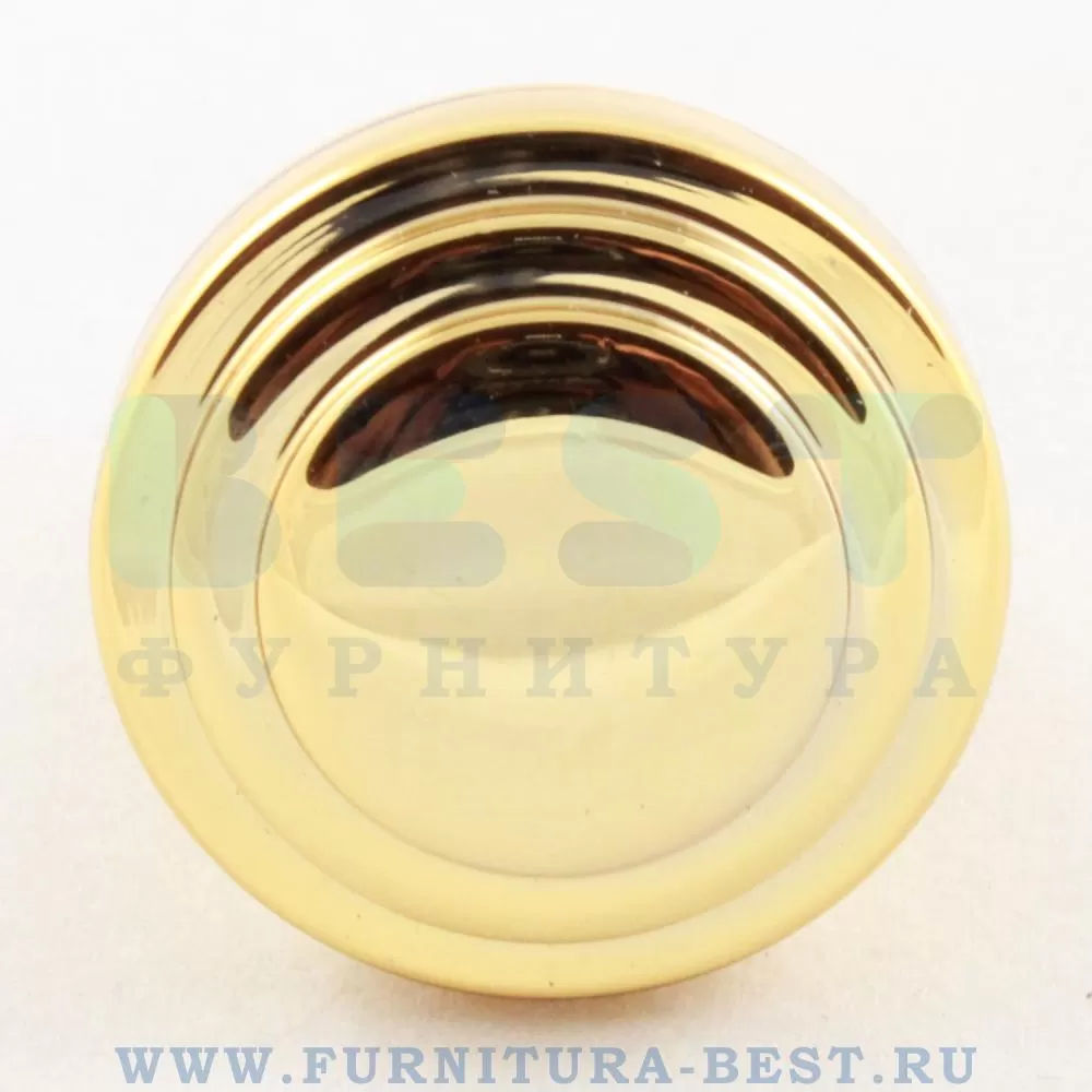 Ручка-кнопка CHIC, d=34*30 мм, материал латунь, цвет глянцевое золото, арт. 20201670PB034 OZ стоимость 2 200 руб.