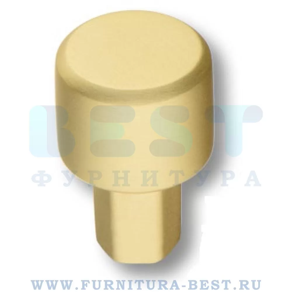Ручка-кнопка, d=20*34 мм, материал цамак, цвет матовое золото, арт. 4126 001MP35 стоимость 670 руб.