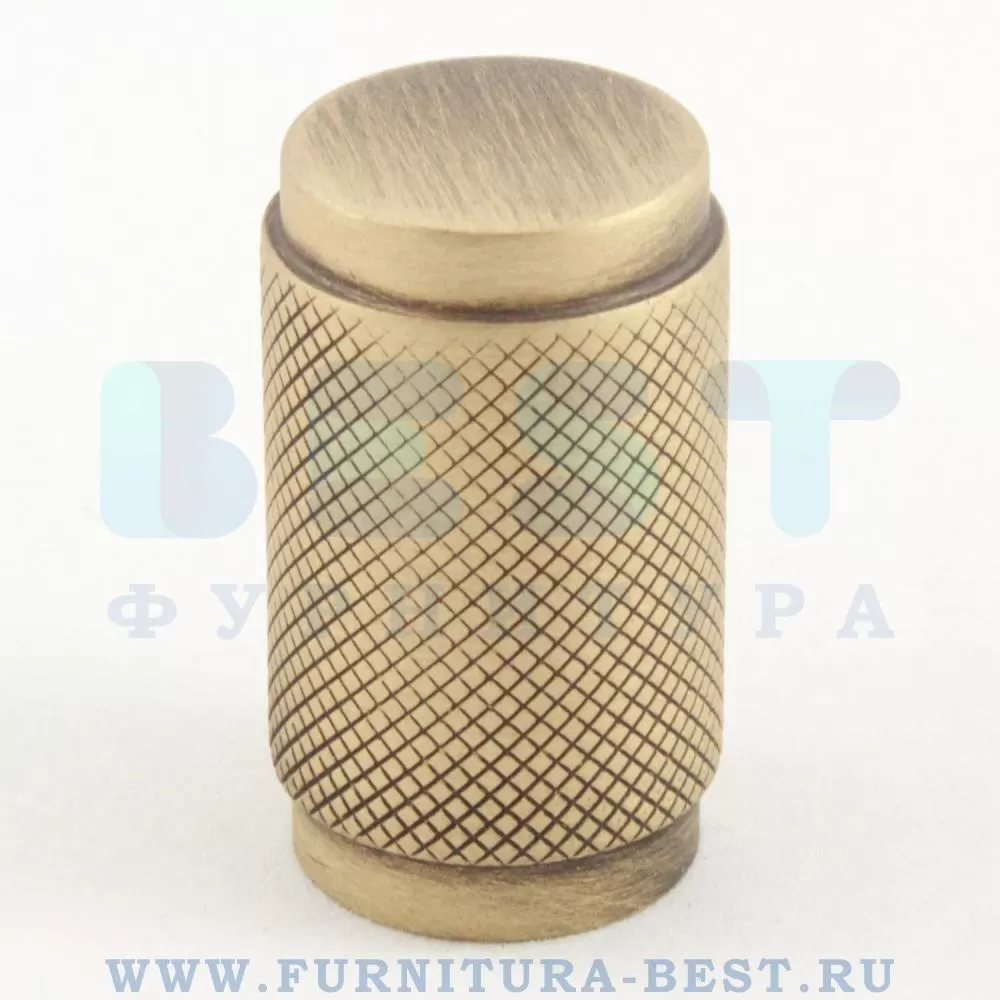 Ручка-кнопка, d=20*35 мм, материал латунь, цвет бронза матовая комбинированная, арт. 00-00017087 стоимость 2 100 руб.