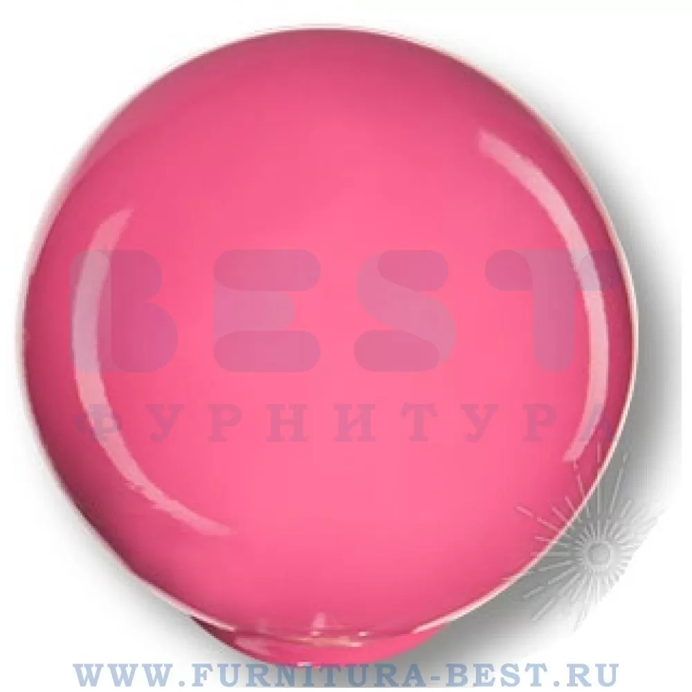 Ручка-кнопка, d=24*26 мм, материал пластик, цвет розовый, арт. 626MG стоимость 135 руб.