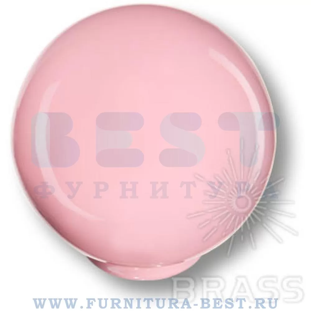 Ручка-кнопка, d=24*26 мм, материал пластик, цвет розовый, арт. 626RS стоимость 120 руб.