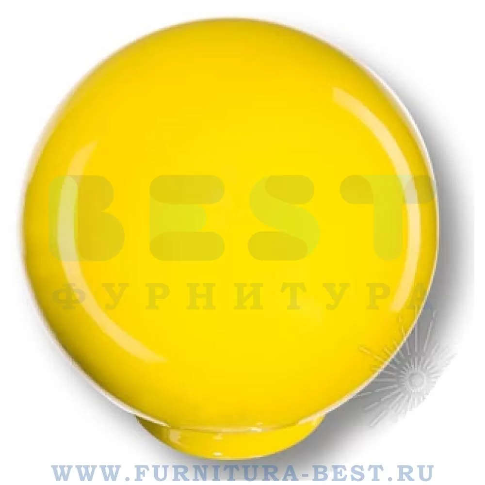 Ручка-кнопка, d=24*26 мм, материал пластик, цвет желтый, арт. 626AM стоимость 135 руб.