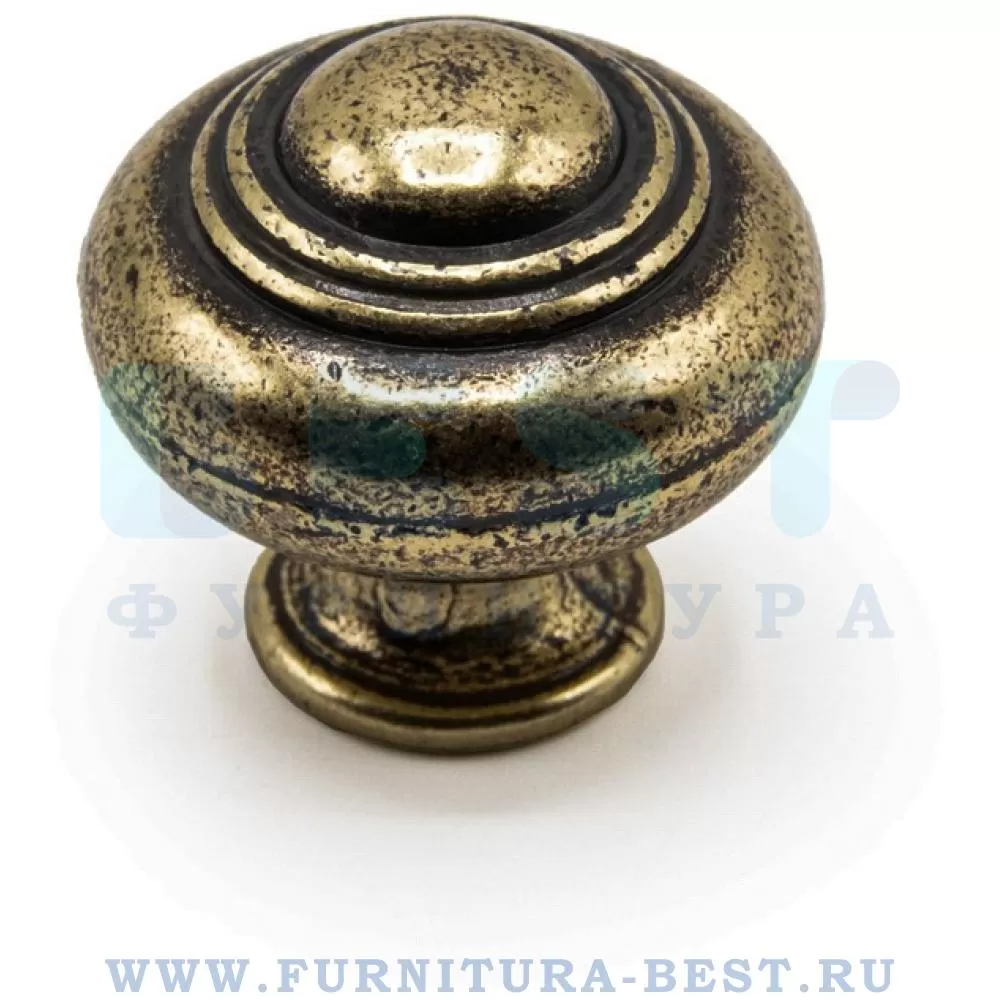 Ручка-кнопка, d=24 мм, цвет бронза, арт. 11.6000.68 стоимость 325 руб.