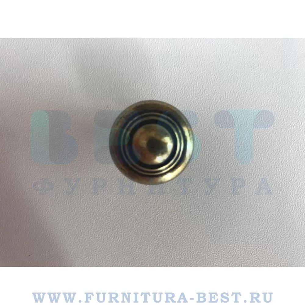 Ручка-кнопка, d=24 мм, цвет бронза, арт. 11.6000.68 стоимость 325 руб.
