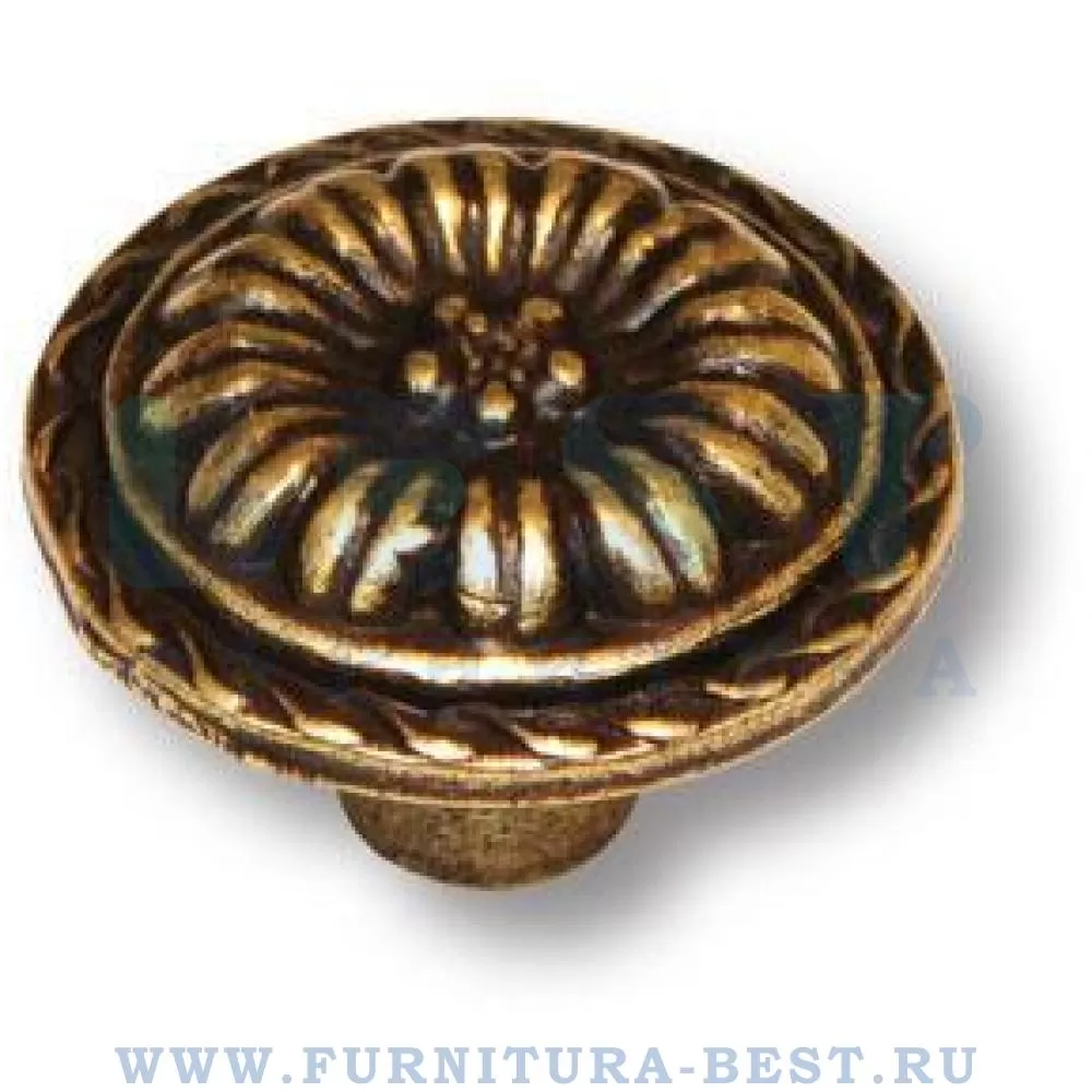 Ручка-кнопка, d=25*16 мм, материал цамак, цвет античная бронза, арт. 1091.0025.002 стоимость 145 руб.