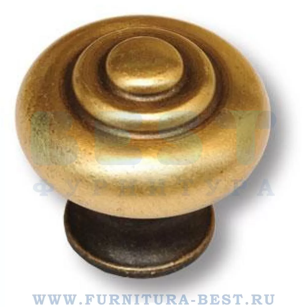 Ручка-кнопка, d=25*25 мм, материал цамак, цвет античная бронза, арт. 1436.0025.001 стоимость 425 руб.