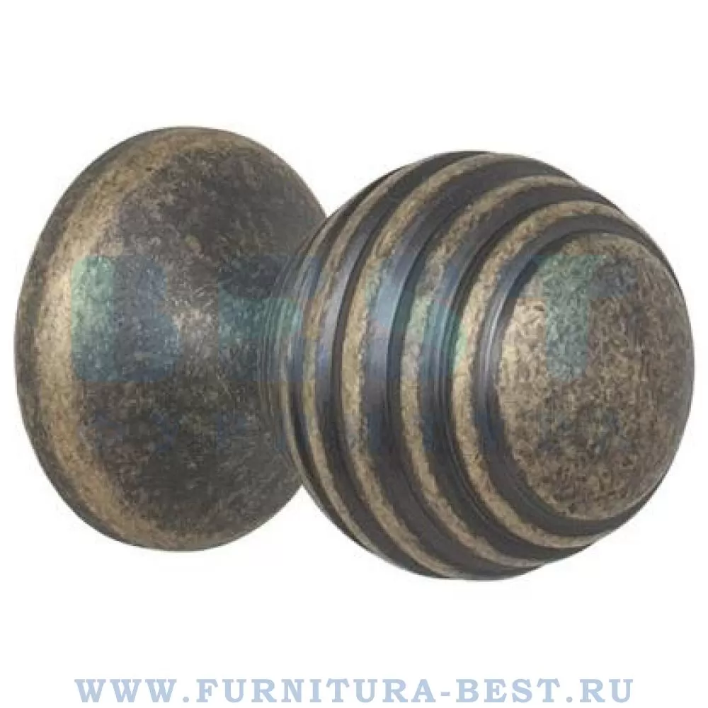 Ручка-кнопка, d=25 мм, материал металл, цвет античная бронза, арт. PAMUKKALE-24-25 стоимость 770 руб.