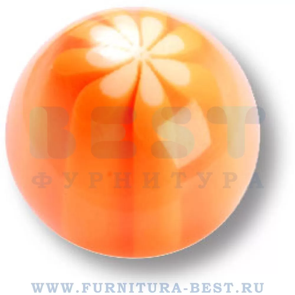 Ручка-кнопка, d=25 мм, материал пластик, цвет пластик (оранжевый), арт. 656NA стоимость 275 руб.