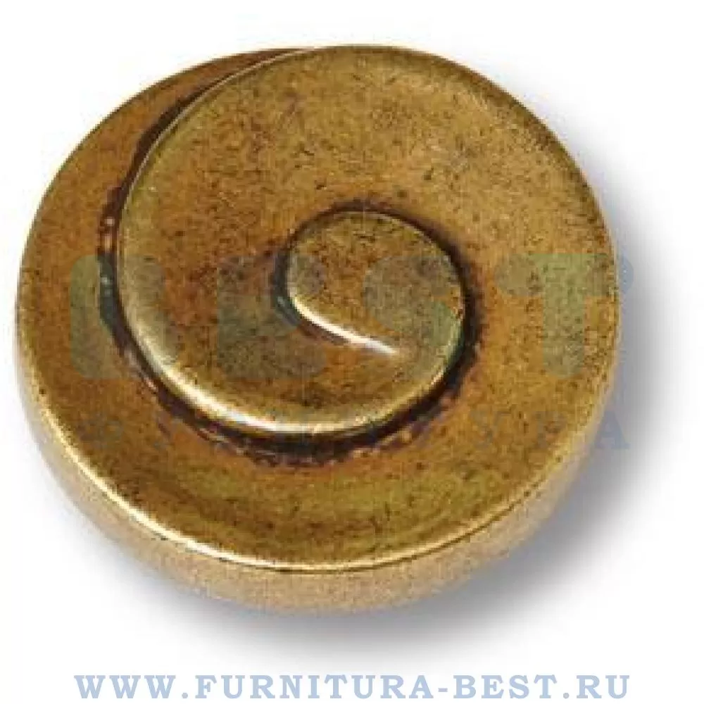 Ручка-кнопка, d=25 мм, материал цамак, цвет античная бронза, арт. 1A26.0025.001 стоимость 250 руб.