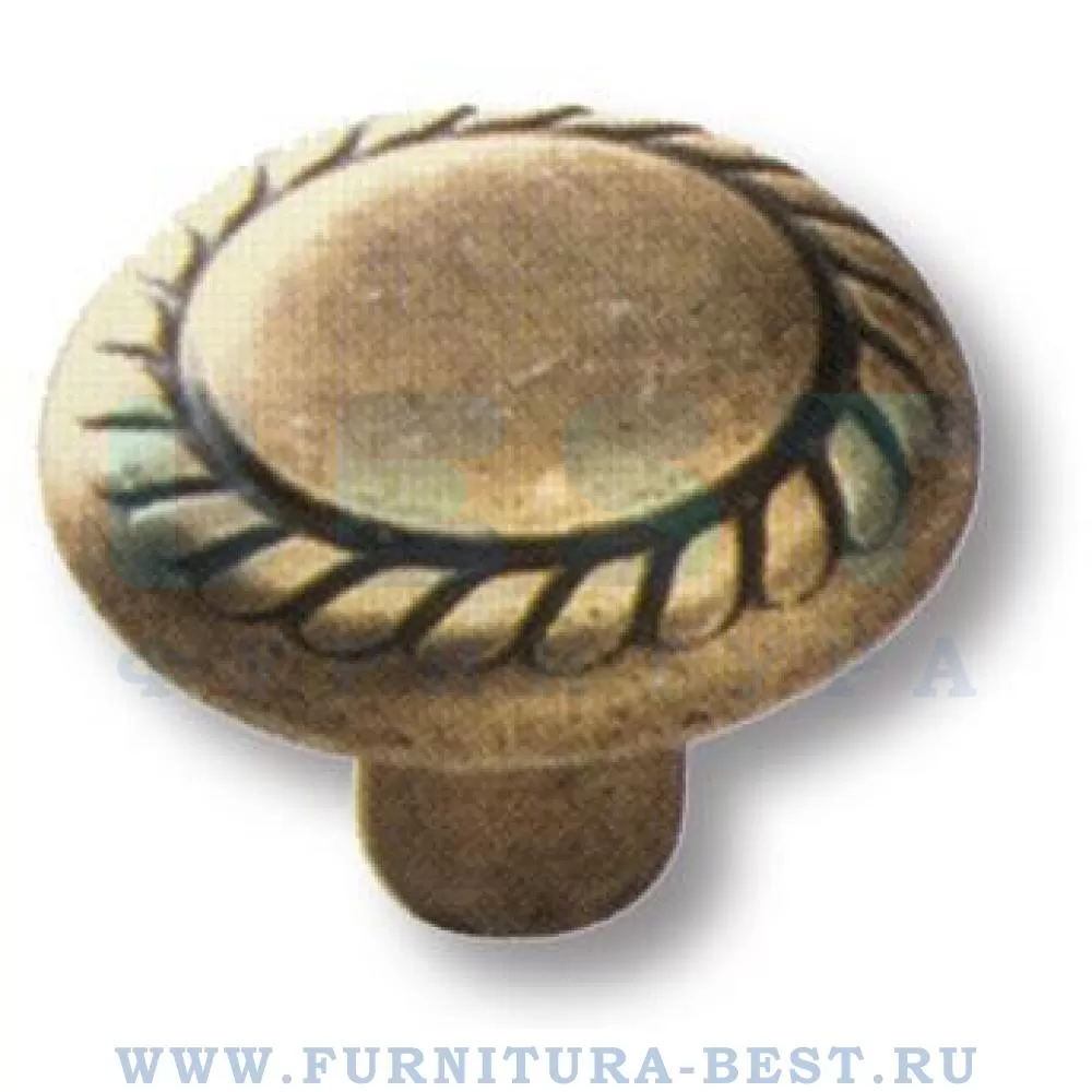 Ручка-кнопка, d=25 мм, материал цамак, цвет бронза, арт. 4517-22 стоимость 110 руб.