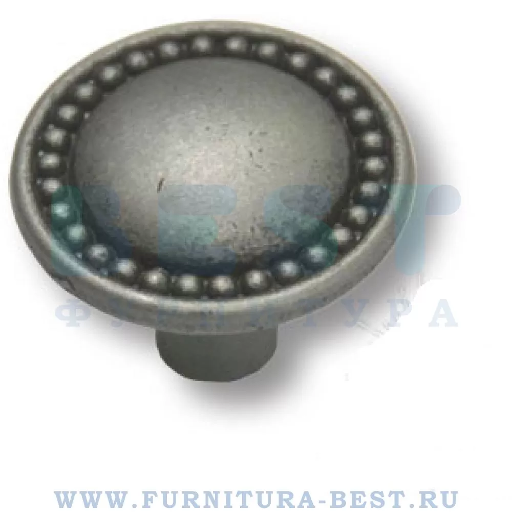 Ручка-кнопка, d=25x17 мм, материал цамак, цвет серебро, арт. 1768.0025.016 стоимость 130 руб.