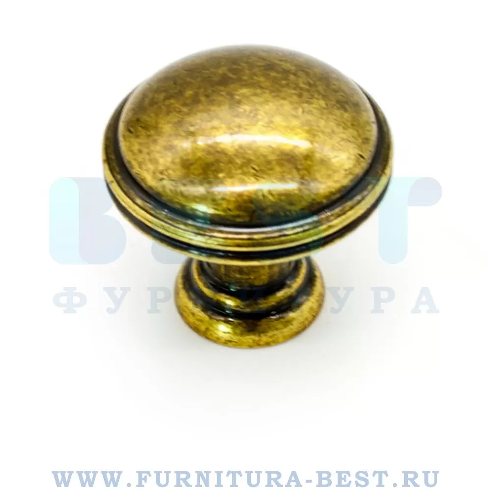 Ручка-кнопка, d=29*24 мм, материал цамак, цвет бронза античная, арт. GR49-G35 стоимость 535 руб.