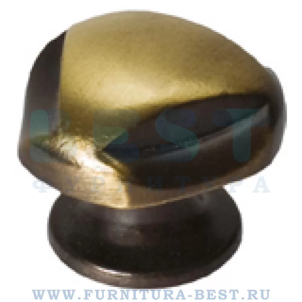 Ручка-кнопка, d=29*24 мм, материал цамак, цвет бронза, арт. PZ.200F18 стоимость 405 руб.