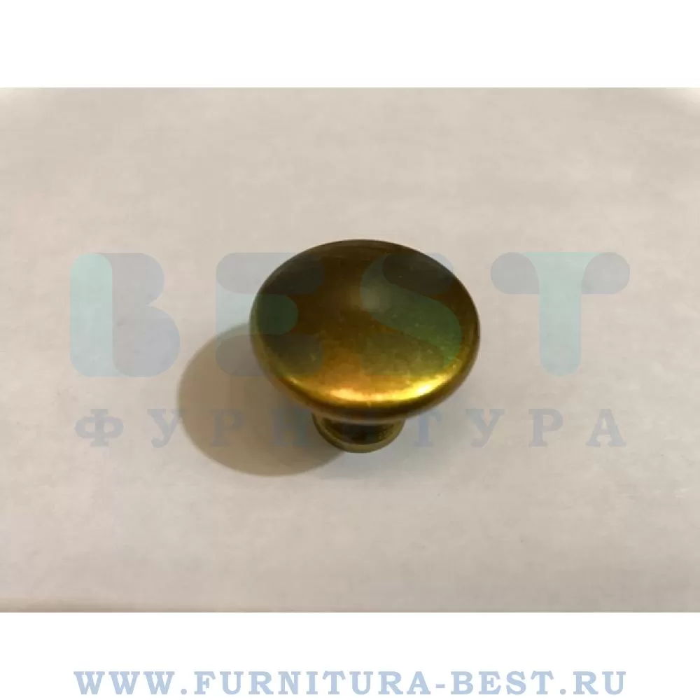 Ручка-кнопка, d=29.5*25 мм, материал металл, цвет античная бронза валенсия, арт. RQ161Z.025BA стоимость 190 руб.