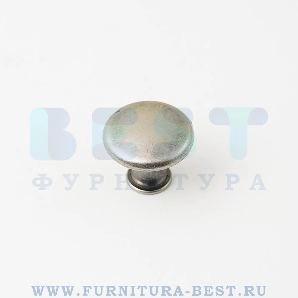 Ручка-кнопка, d=30 мм, материал цамак, цвет серебро, арт. 25.502.08 стоимость 300 руб.