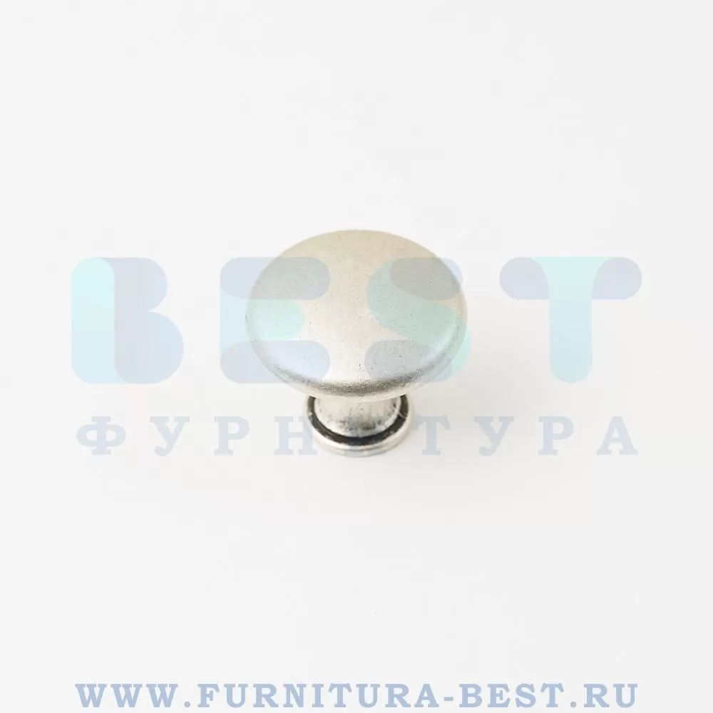 Ручка-кнопка, d=30 мм, материал цамак, цвет серебро, арт. 25.502.09 стоимость 300 руб.