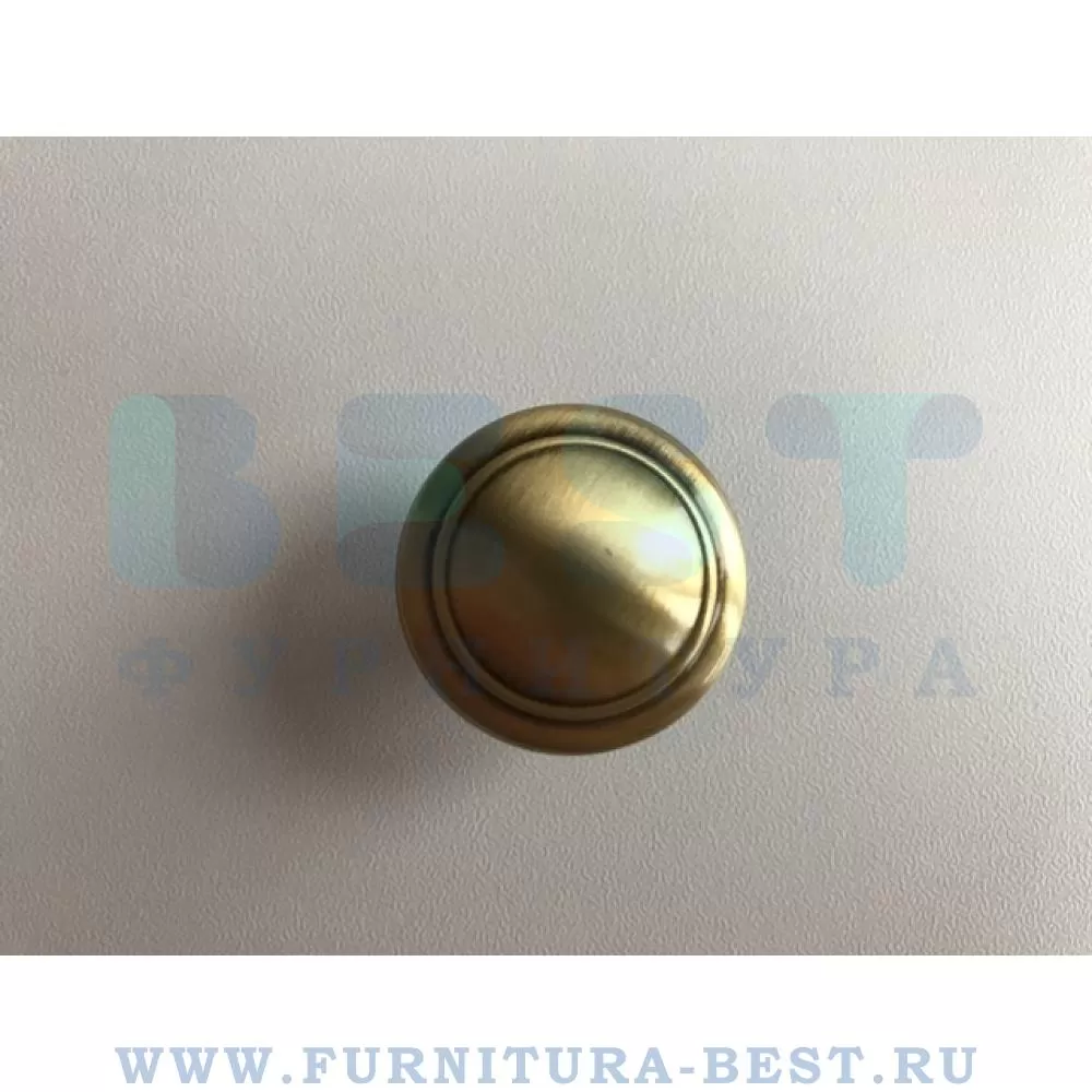 Ручка-кнопка, d=30 мм, цвет бронза, арт. 2025/30.03 стоимость 370 руб.