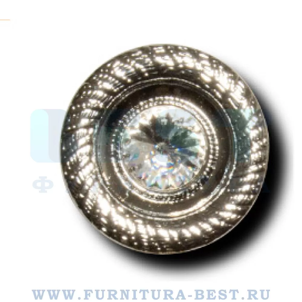 Ручка-кнопка, d=30 мм, цвет хром глянец с кристаллом, арт. 29.406.29 стоимость 600 руб.